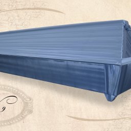 Preview image for  Draped wooden coffin Nr.9