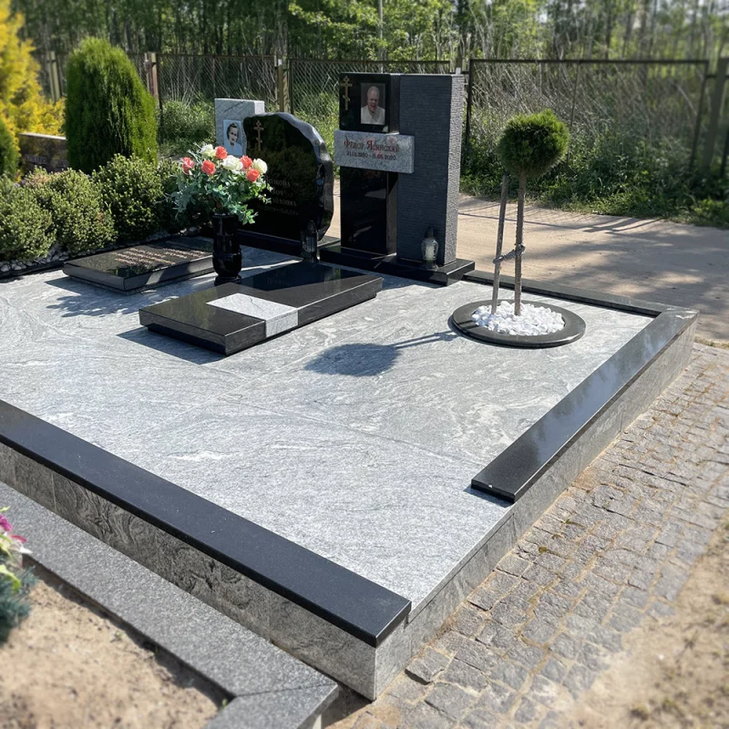 Благоустройство семейного захоронения на кладбище в Даугавпилсе