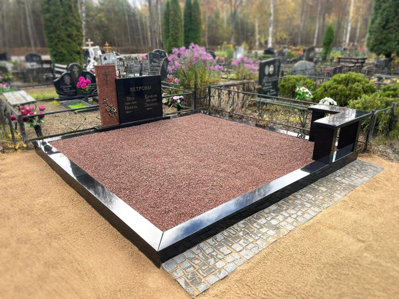 Простая форма готового памятника 