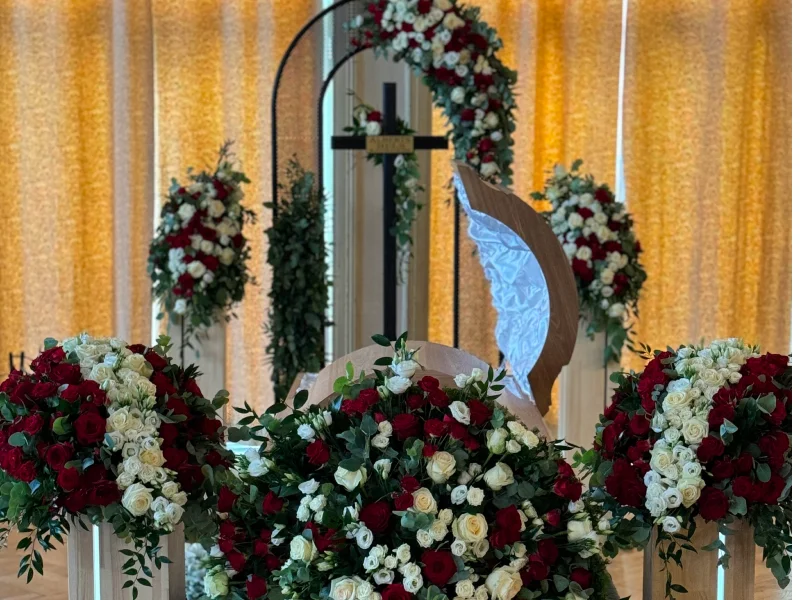 Farewell hall decoration