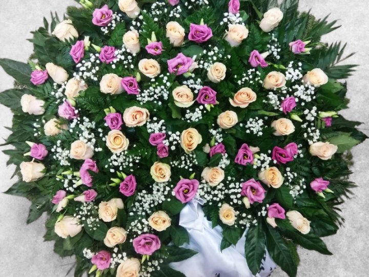 Wreath for the farewell ceremony