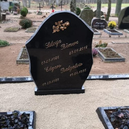 Preview image for  Elegant rough-hewn granite headstone