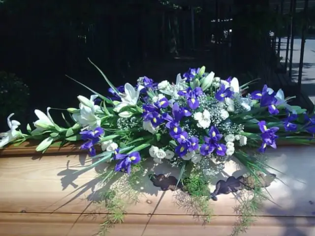 Flowers for the funeral