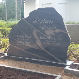 Preview image for  Granite gravestone with an asymmetrical shape