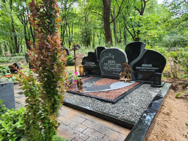 Fully equipped family burial site