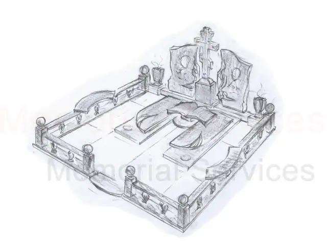 MS Kapu Pieminekļi un Dizains Profesionāla dizainera pakalpojumi kapu labiekārtošanā — no skices līdz gatavam projektam kapos.