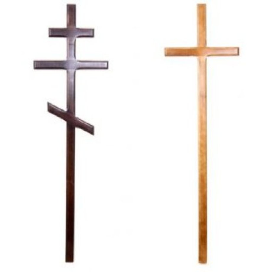 Wooden crosses for funerals