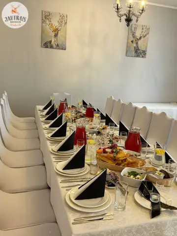 JAUTRAIS BRIEDIS: Bēru rīkošana banketu zālē.