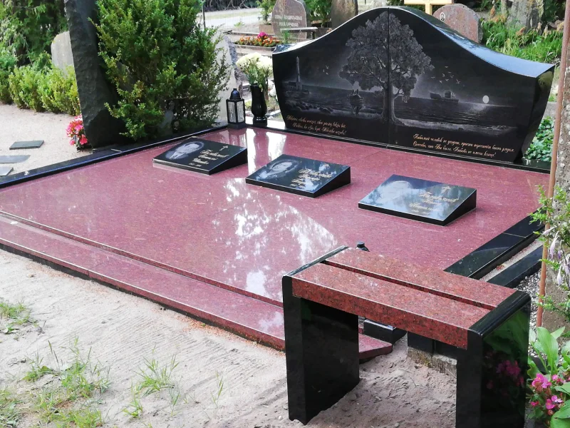 Family grave site beautification