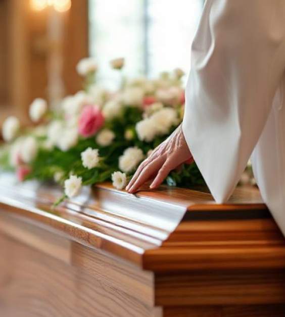 Apbedīšanas piederumi un preces