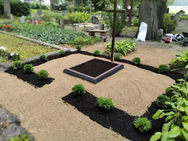 			Уход за могилами
	