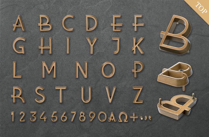 Letters and numbers VILVO