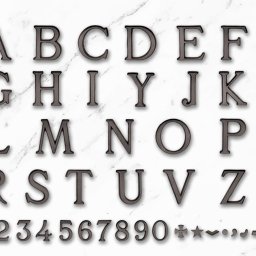 Preview image for  Letters and numbers Romano Classic