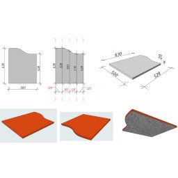 Preview image for  Vilnis 5 - Granīta piemiņas plāksne 630mm augstumā