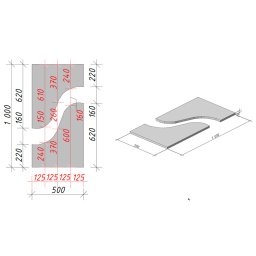 Preview image for  Vilnis 2 - Granīta piemiņas plāksne bez gravējumiem