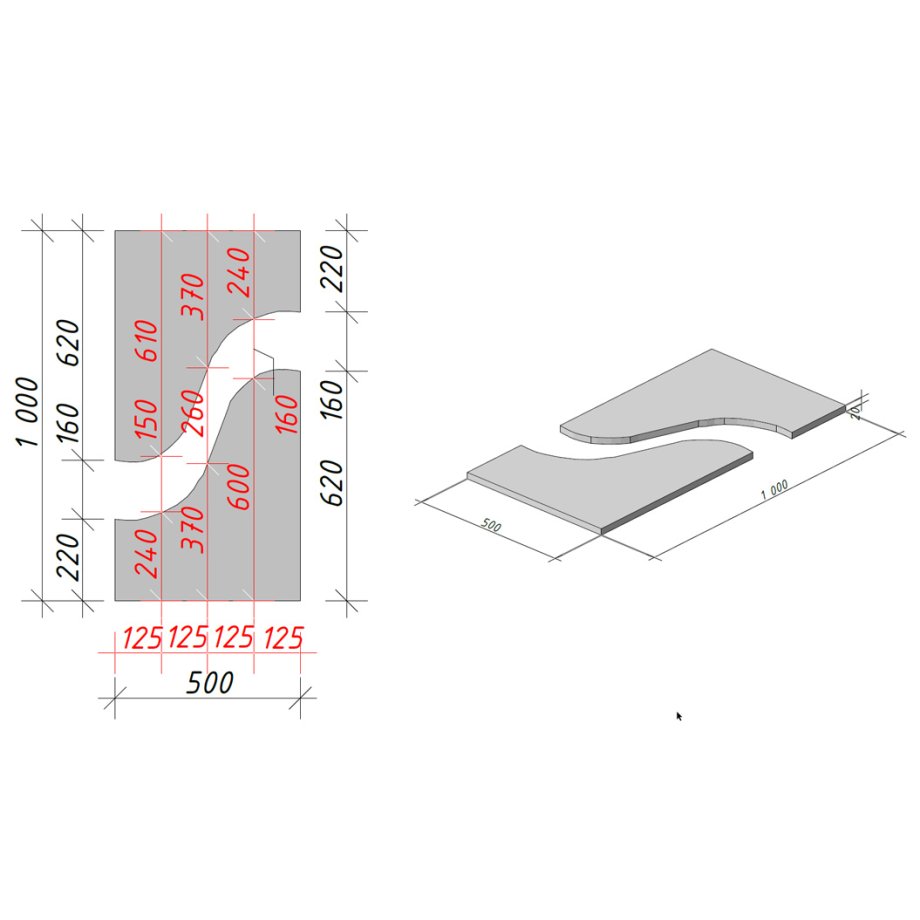Vilnis 2 - Granīta piemiņas plāksne bez gravējumiem