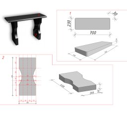 Preview image for  Kapu soliņs ar veselu pulētu sēdvirsmu