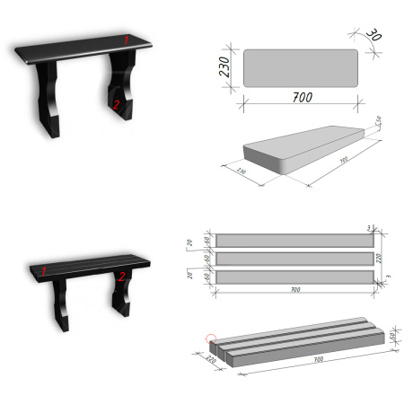 Granīta kapu soliņi — Ilgmūžīgs risinājums kapavietai
