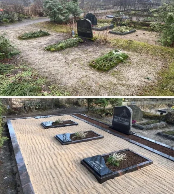 Apbedījuma vietas labiekārtošana