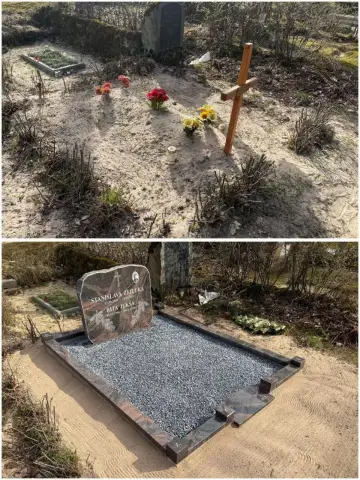 Akmens Kleisti – Monument workshop in Riga Akmens Kleisti SIA Workshop in Riga is a place where high-quality granite monuments and tombstones are created.