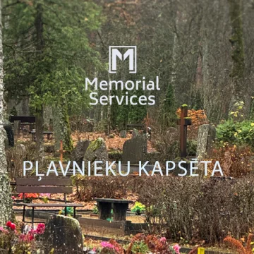 Pļavnieki Cemetery Logo